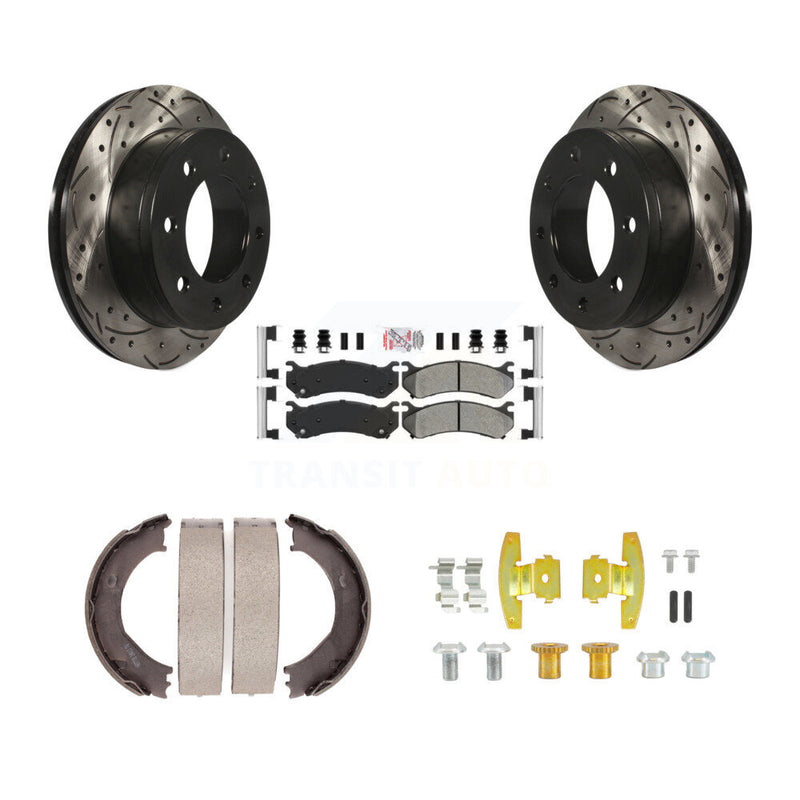 Transit Auto KDA-103706 Disc Brake Kit for 2001-2005 Chevrolet Suburban 2500, GMC Yukon XL 2500, Chevrolet Silverado 1500 HD & more - Rear product image