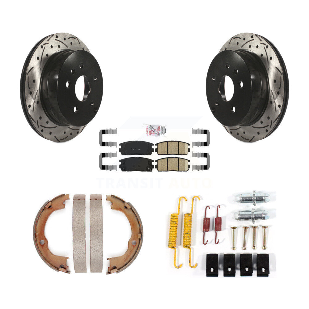 Transit Auto KDA-103717 Disc Brake Kit for 2010-2011 Chevrolet Equinox, GMC Terrain - Rear product image