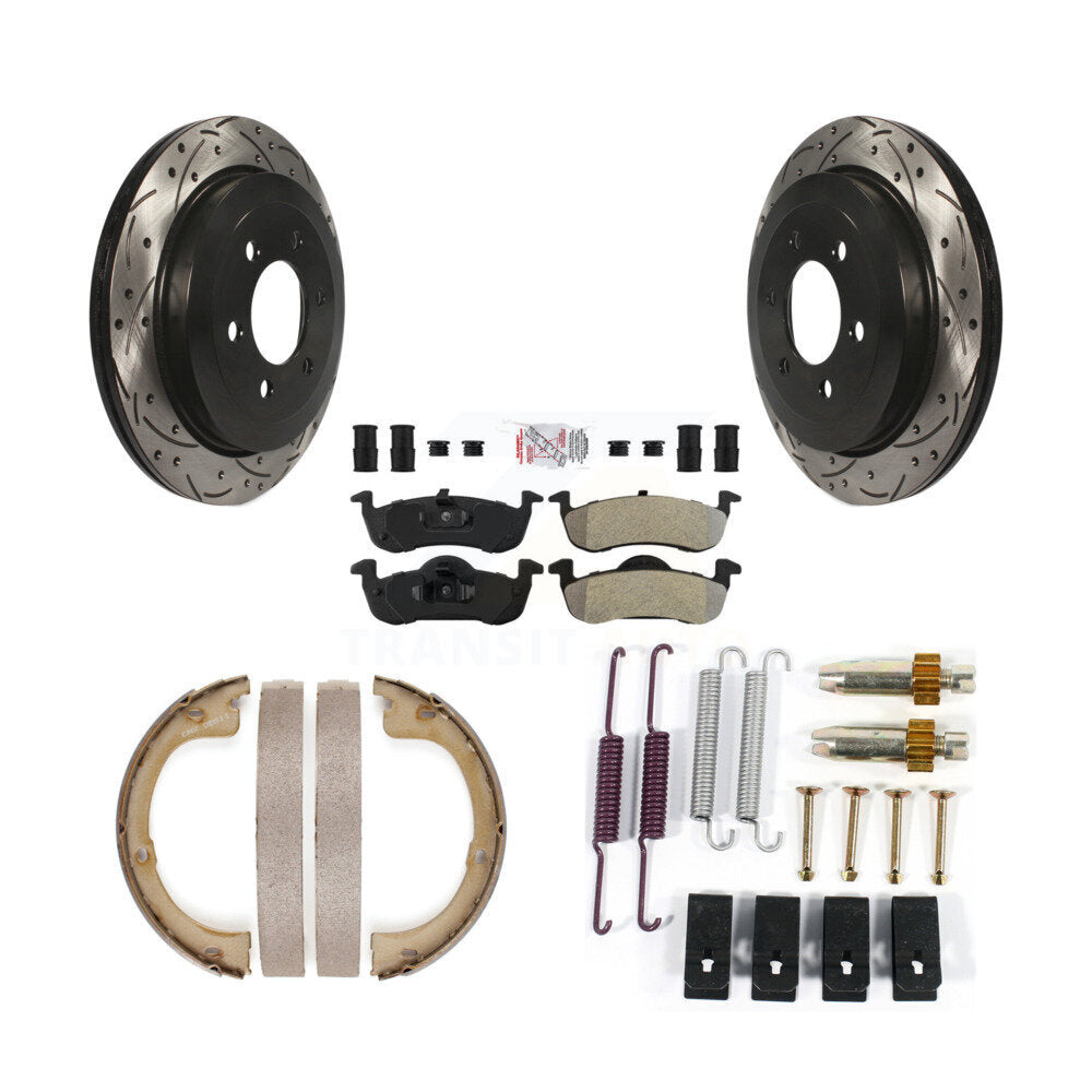 Transit Auto KDA-103718 Disc Brake Kit for 2007-2017 Ford Expedition, Lincoln Navigator - Rear product image