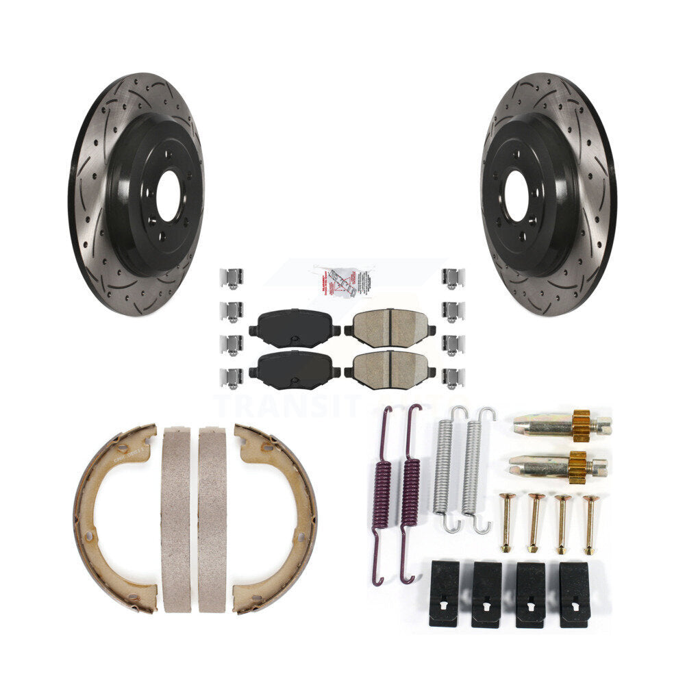 Transit Auto KDA-103719 Disc Brake Kit for 2013 Lincoln MKT - Rear product image