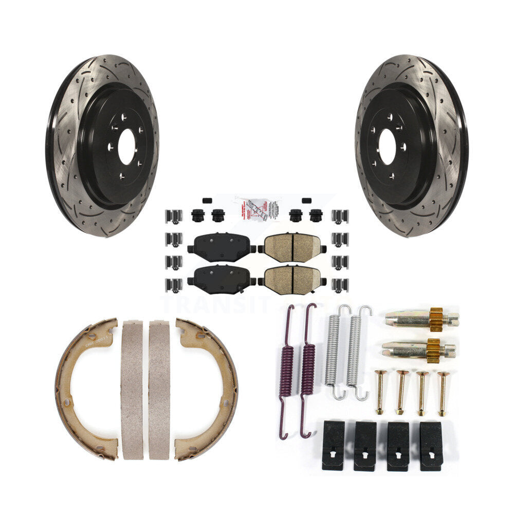 Transit Auto KDA-103723 Disc Brake Kit for 2013 Lincoln MKT - Rear product image