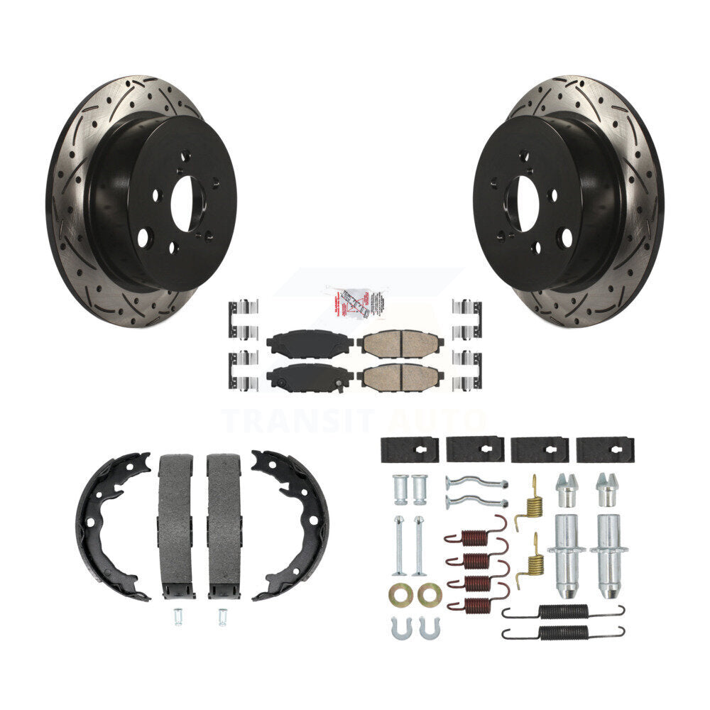 Transit Auto KDA-103729 Disc Brake Kit for 2012-2022 Subaru Crosstrek, Subaru Impreza, Subaru Forester & more - Rear product image