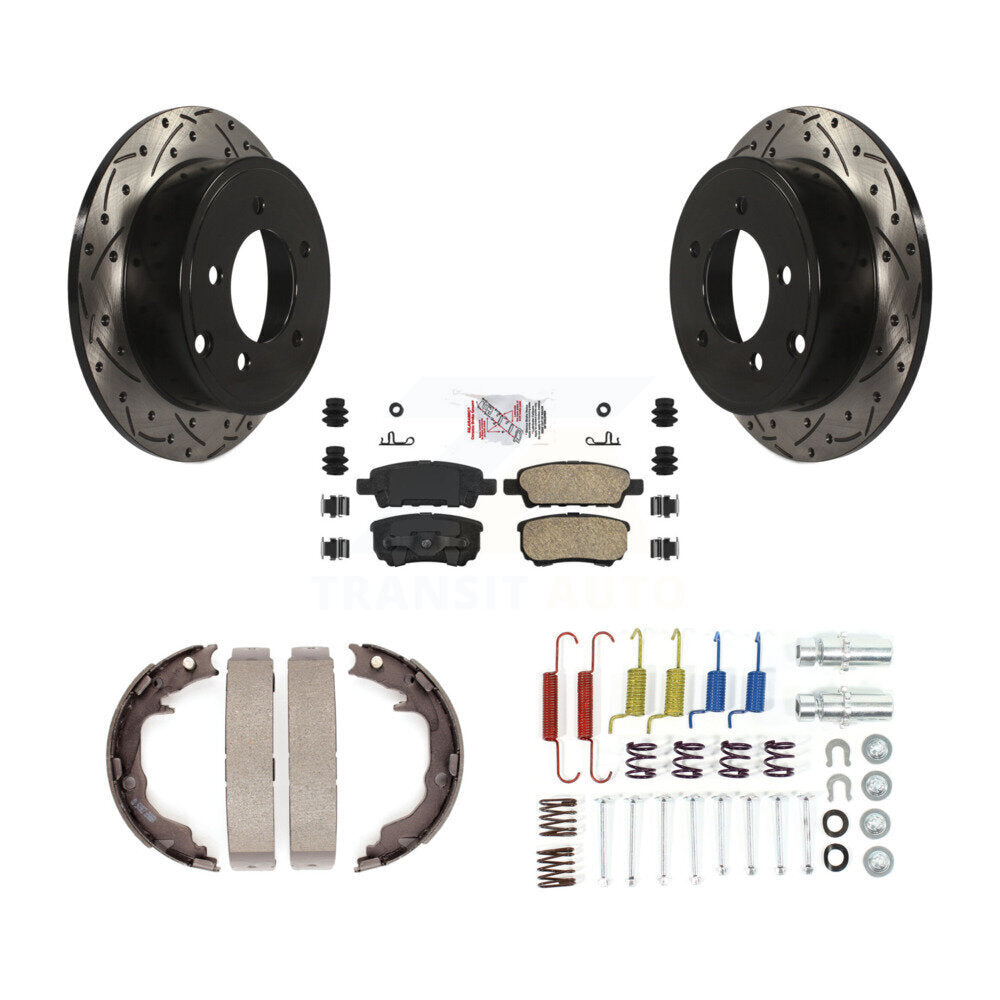 Transit Auto KDA-103732 Disc Brake Kit for 2008-2014 Mitsubishi Lancer - Rear product image