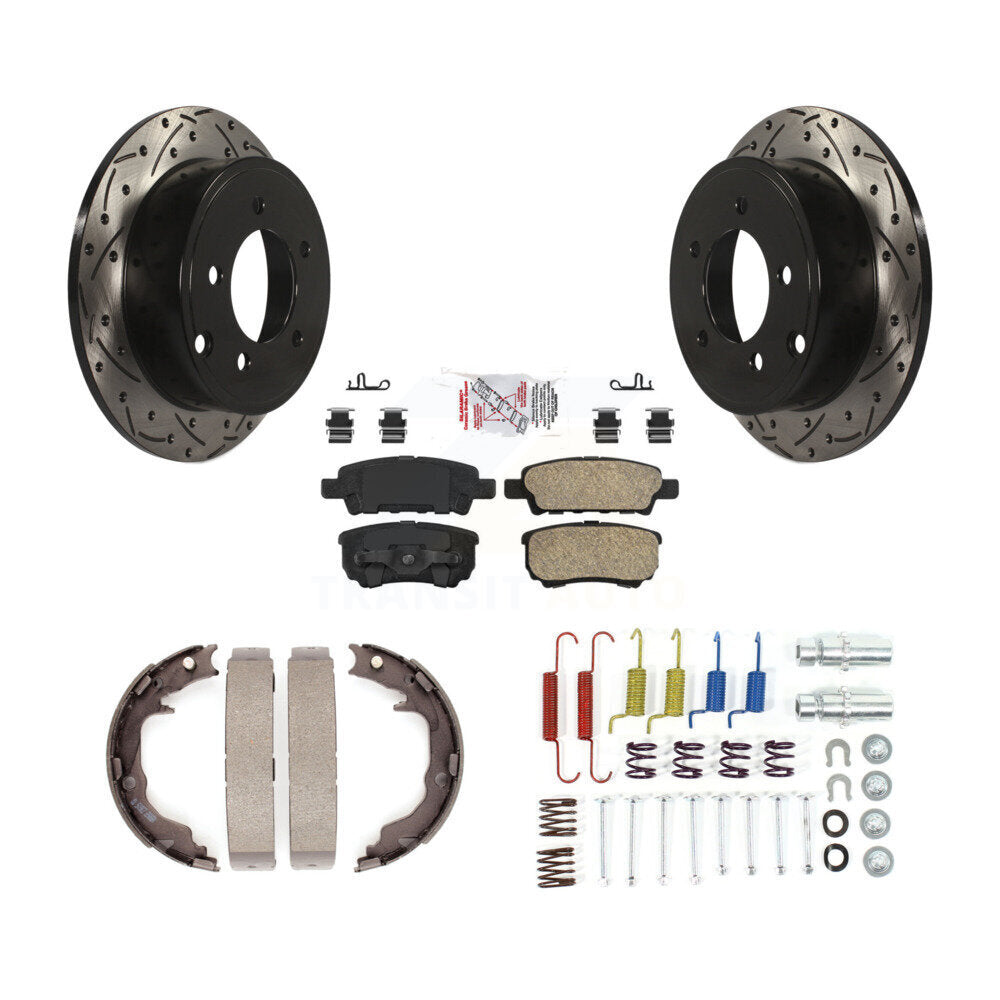 Transit Auto KDA-103733 Disc Brake Kit for 2008-2014 Mitsubishi Lancer - Rear product image