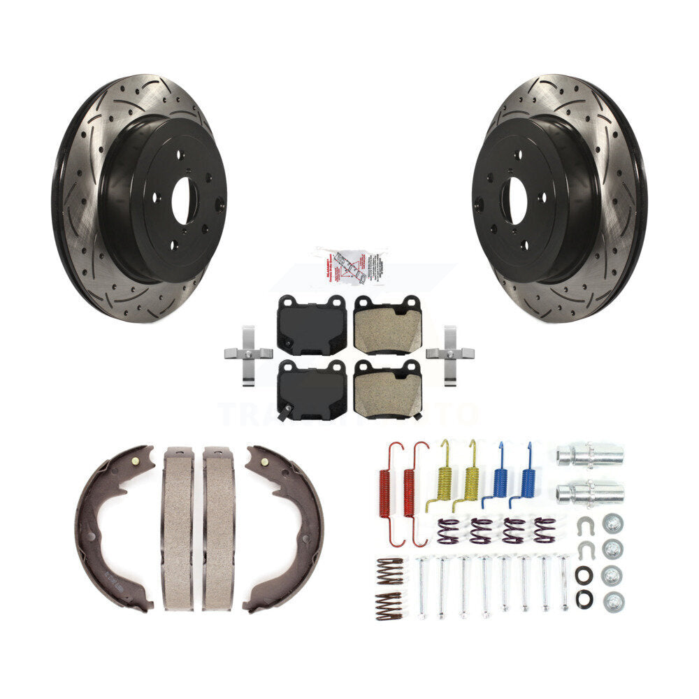 Transit Auto KDA-103734 Disc Brake Kit for 2009-2014 Subaru Impreza - Rear product image