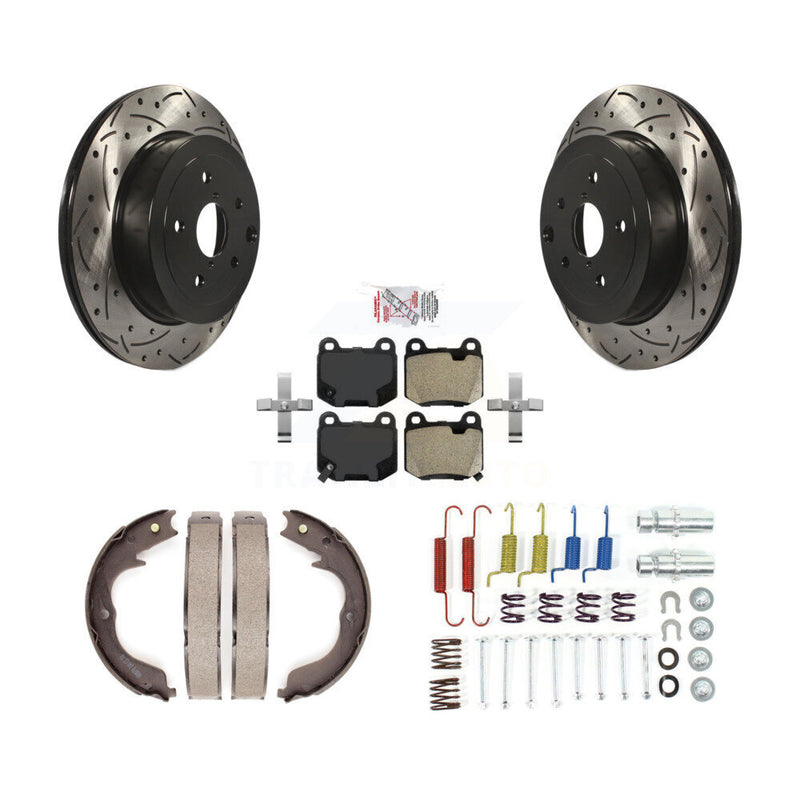 Transit Auto KDA-103734 Disc Brake Kit for 2009-2014 Subaru Impreza - Rear product image