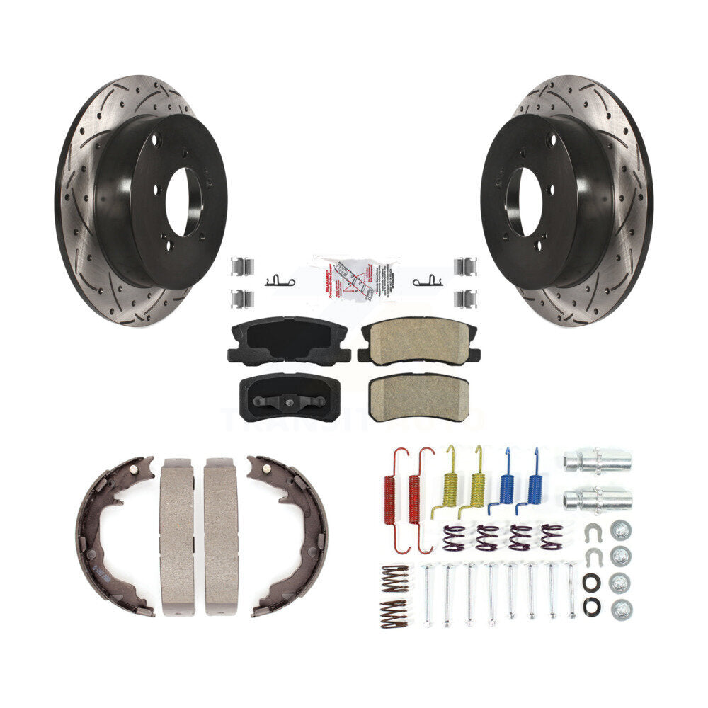Transit Auto KDA-103735 Disc Brake Kit for 2007-2011 Mitsubishi Outlander - Rear product image