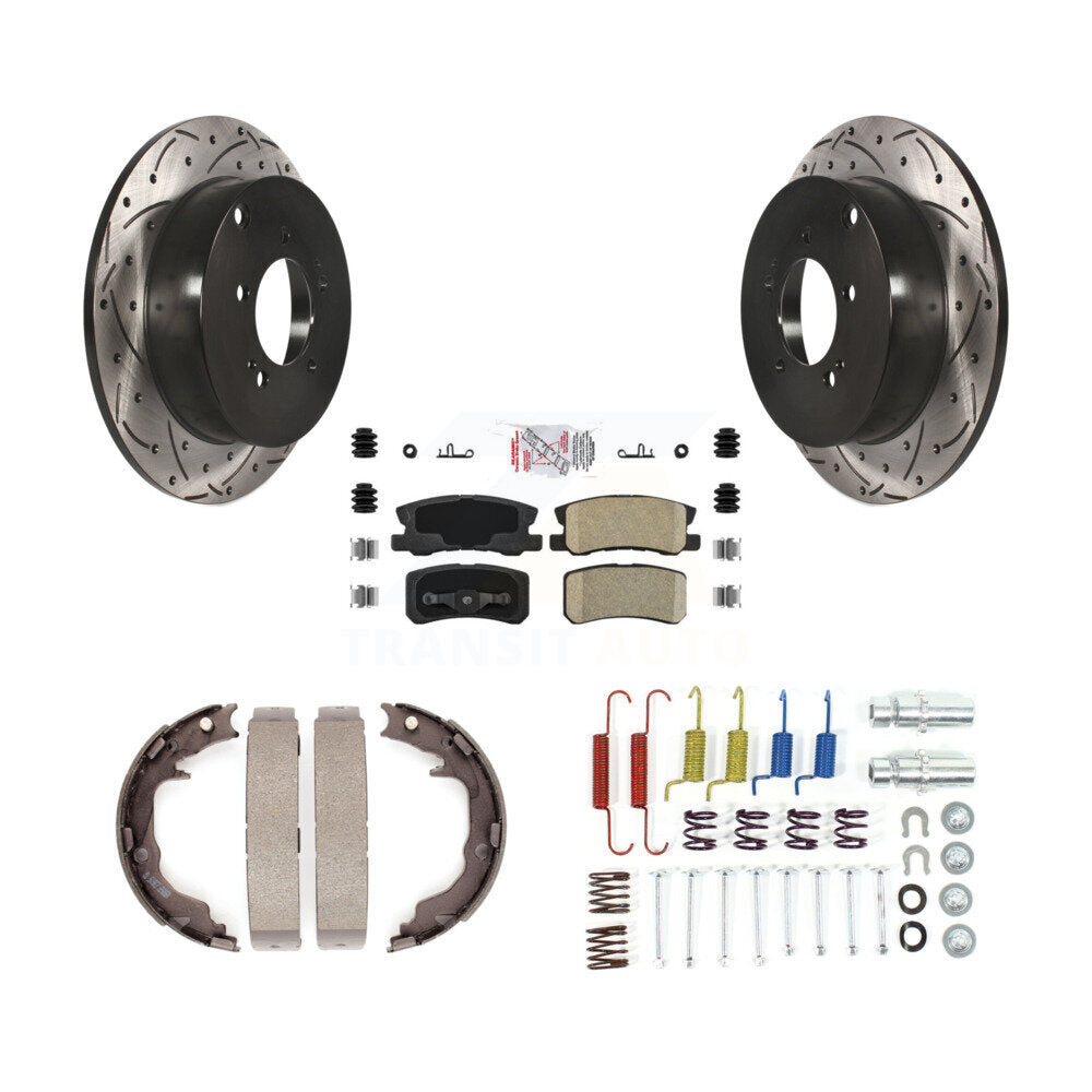 Transit Auto KDA-103736 Disc Brake Kit for 2007-2011 Mitsubishi Outlander - Rear product image