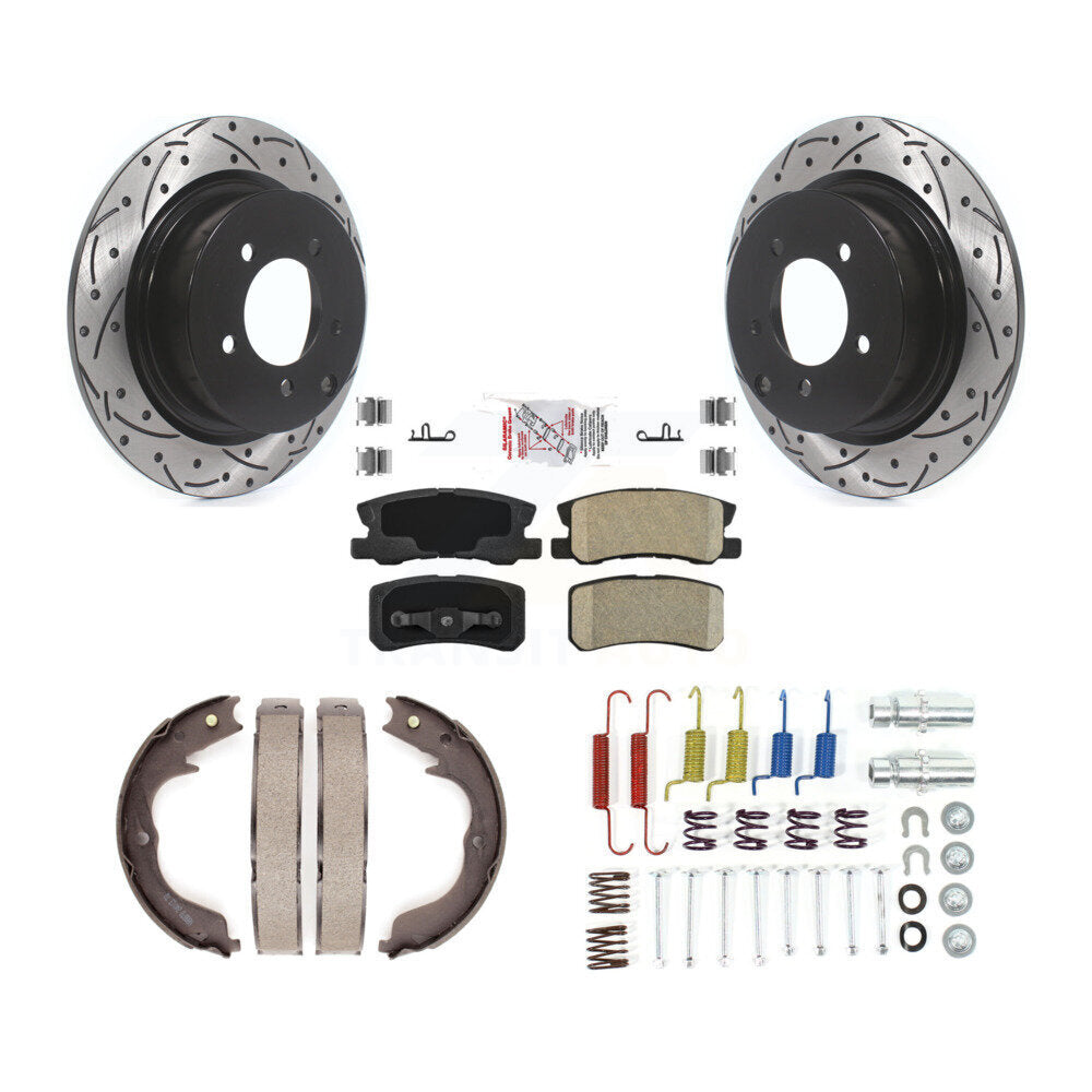 Transit Auto KDA-103737 Disc Brake Kit for 2008 Mitsubishi Outlander - Rear product image