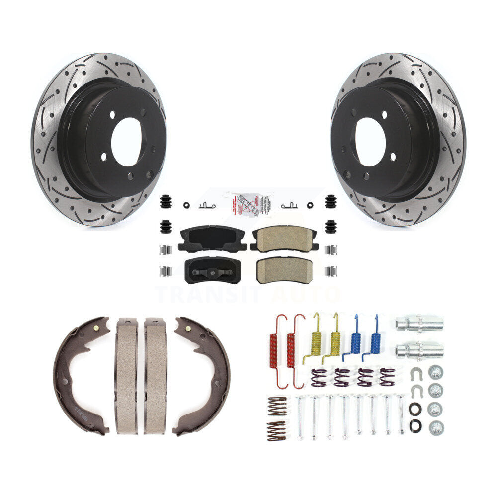 Transit Auto KDA-103738 Disc Brake Kit for 2008 Mitsubishi Outlander - Rear product image