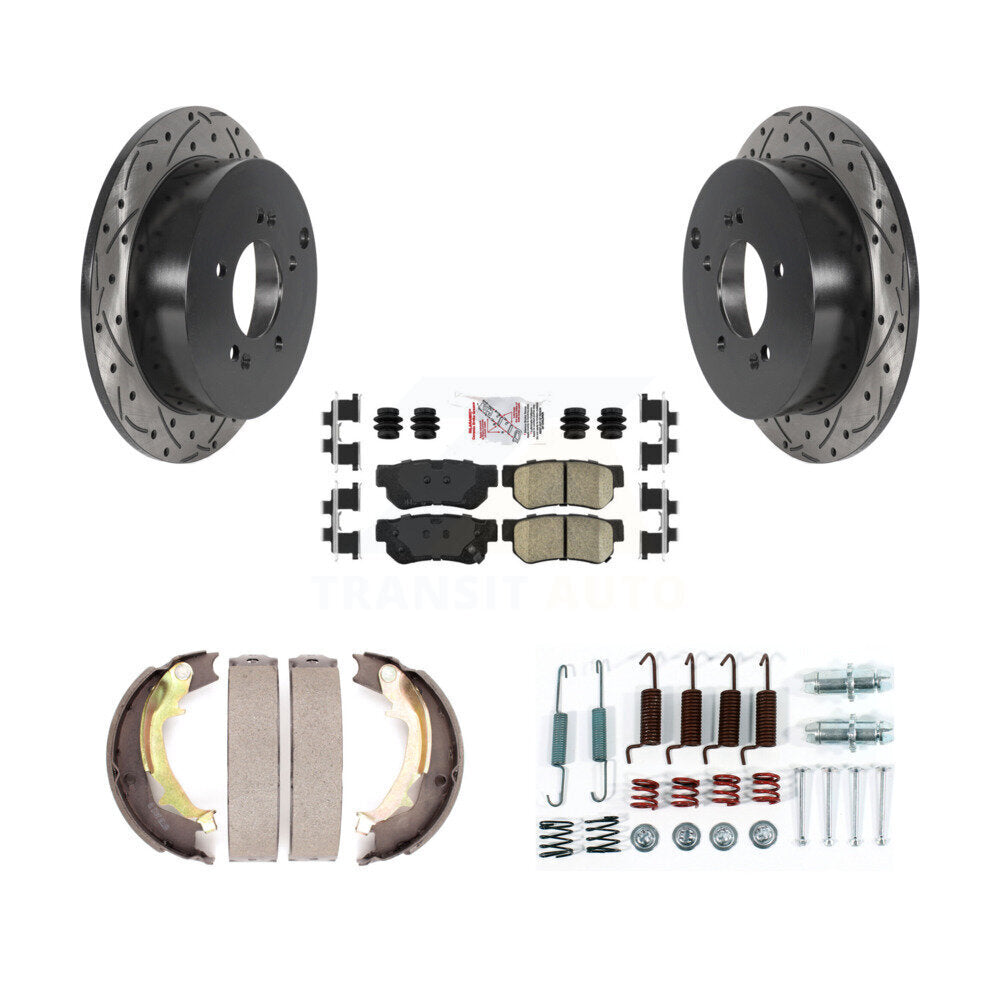 Transit Auto KDA-103739 Disc Brake Kit for 2001-2004 Hyundai Santa Fe - Rear product image