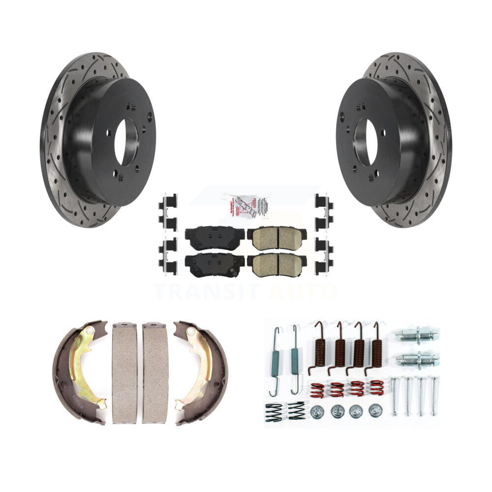 Transit Auto KDA-103740 Disc Brake Kit for 2001-2004 Hyundai Santa Fe - Rear product image