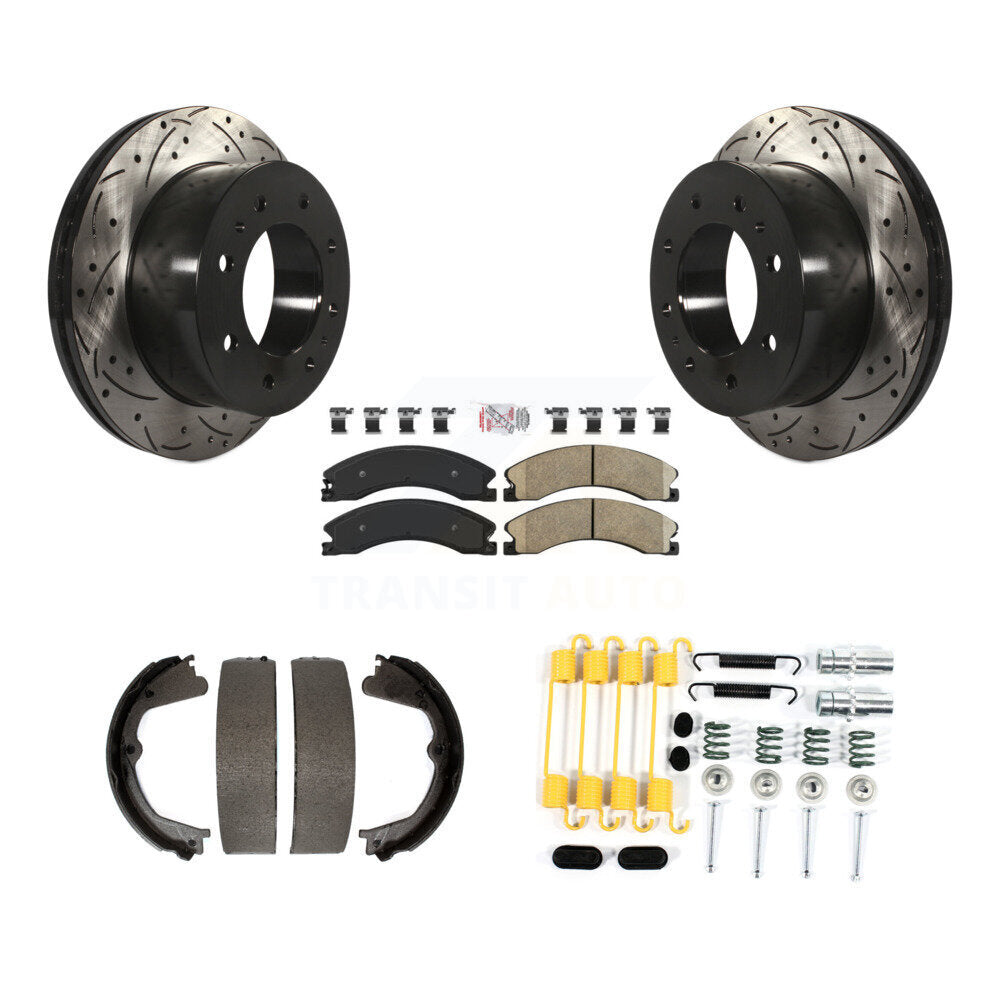Transit Auto KDA-103744 Disc Brake Kit for 2011-2019 GMC Sierra 2500 HD, Chevrolet Suburban 3500 HD, Chevrolet Silverado 2500 HD - Rear product image