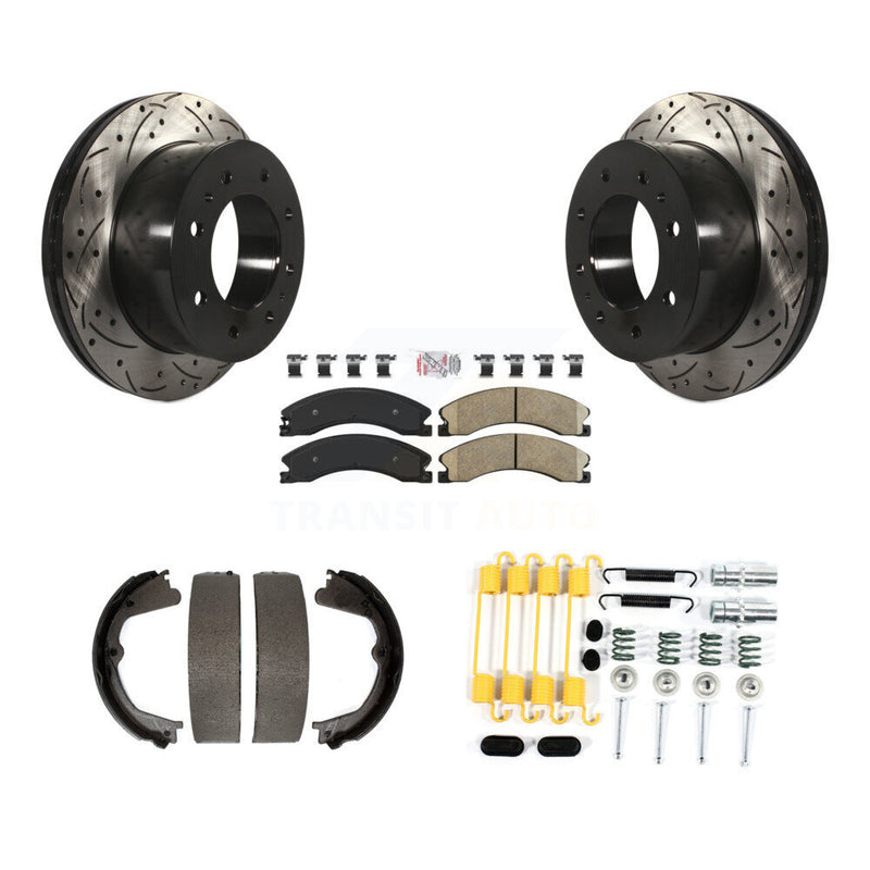 Transit Auto KDA-103744 Disc Brake Kit for 2011-2019 GMC Sierra 2500 HD, Chevrolet Suburban 3500 HD, Chevrolet Silverado 2500 HD - Rear product image