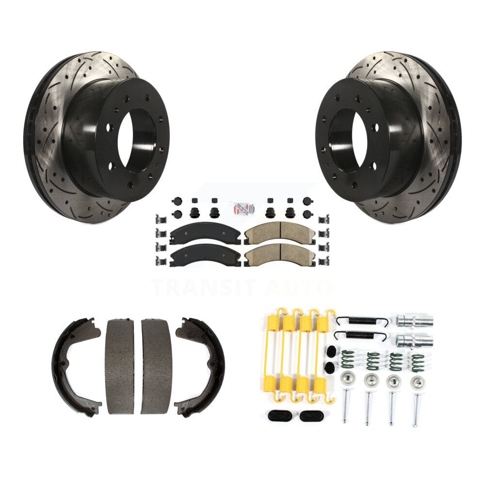 Transit Auto KDA-103745 Disc Brake Kit for 2011-2019 GMC Sierra 2500 HD, Chevrolet Suburban 3500 HD, Chevrolet Silverado 2500 HD - Rear product image