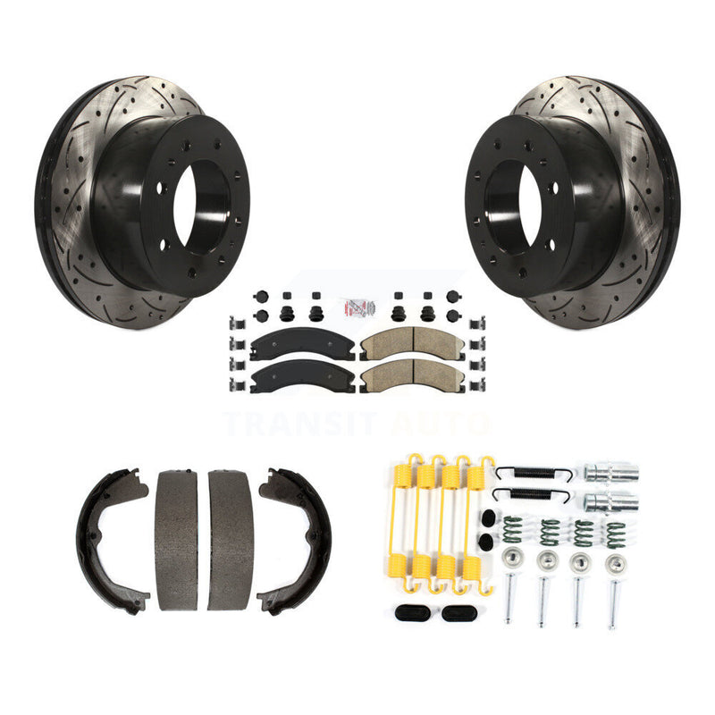 Transit Auto KDA-103745 Disc Brake Kit for 2011-2019 GMC Sierra 2500 HD, Chevrolet Suburban 3500 HD, Chevrolet Silverado 2500 HD - Rear product image