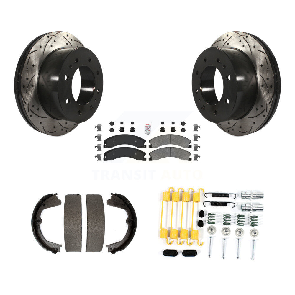 Transit Auto KDA-103746 Disc Brake Kit for 2011-2019 GMC Sierra 2500 HD, Chevrolet Suburban 3500 HD, Chevrolet Silverado 2500 HD - Rear product image