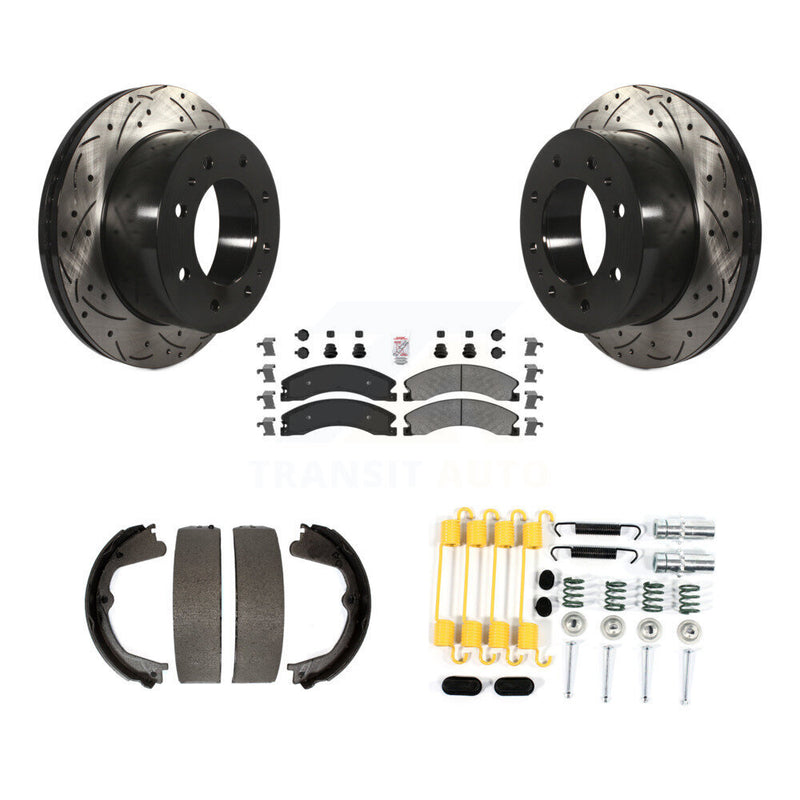 Transit Auto KDA-103746 Disc Brake Kit for 2011-2019 GMC Sierra 2500 HD, Chevrolet Suburban 3500 HD, Chevrolet Silverado 2500 HD - Rear product image