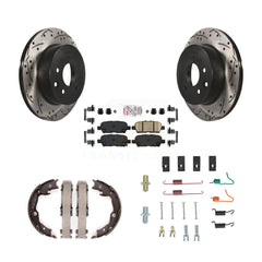 Transit Auto KDA-103753 Disc Brake Kit for 2008-2022 Nissan LEAF, Nissan Juke, Nissan Rogue Select & more - Rear product image