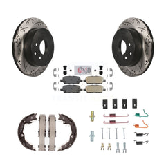 Transit Auto KDA-103755 Disc Brake Kit for 2008-2022 Nissan LEAF, Nissan Juke, Nissan Rogue Select & more - Rear product image