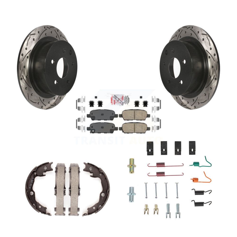 Transit Auto KDA-103756 Disc Brake Kit for 2007-2012 Nissan Sentra - Rear product image