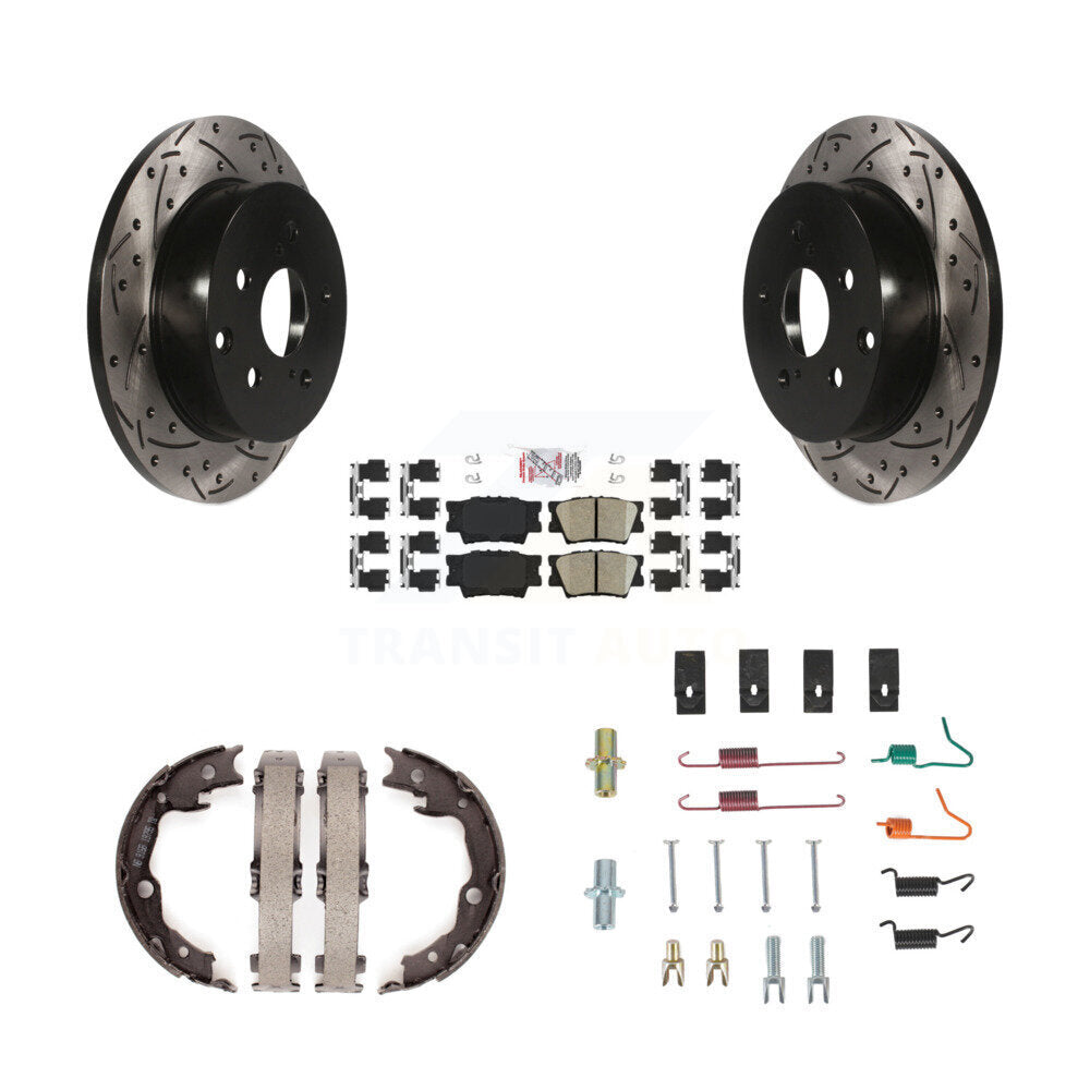 Transit Auto KDA-103759 Disc Brake Kit for 2006-2018 Lexus HS250h, Toyota RAV4 - Rear product image