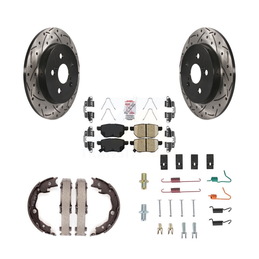 Transit Auto KDA-103760 Disc Brake Kit for 2009-2012 Pontiac Vibe, Toyota Matrix - Rear product image