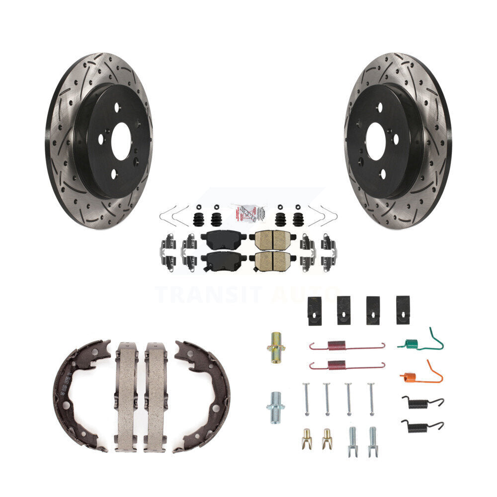 Transit Auto KDA-103761 Disc Brake Kit for 2009-2012 Pontiac Vibe, Toyota Matrix - Rear product image