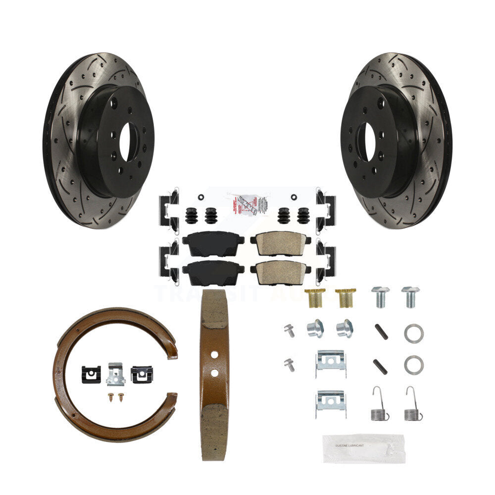 Transit Auto KDA-103765 Disc Brake Kit for 2007-2012 Mazda CX-9 - Rear product image