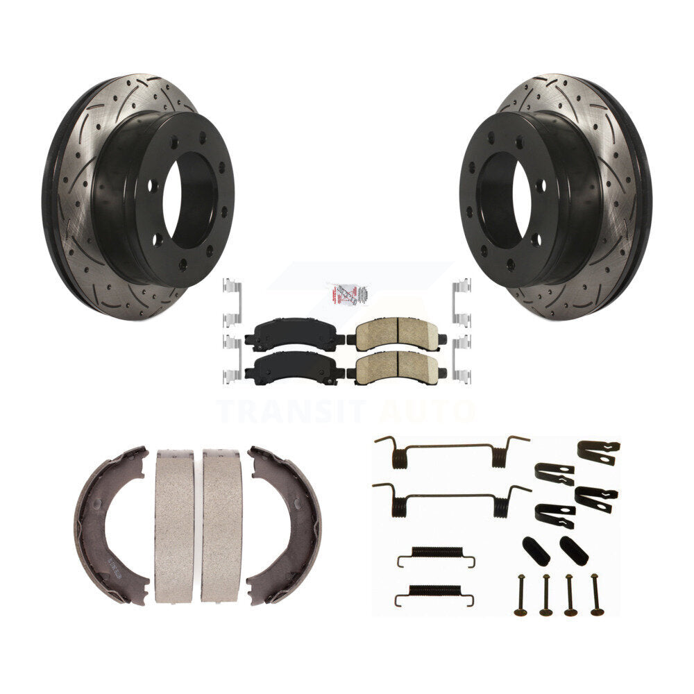 Transit Auto KDA-103768 Disc Brake Kit for 2003-2008 Chevrolet Express 2500, GMC Savana 2500, GMC Savana 3500 & more - Rear product image