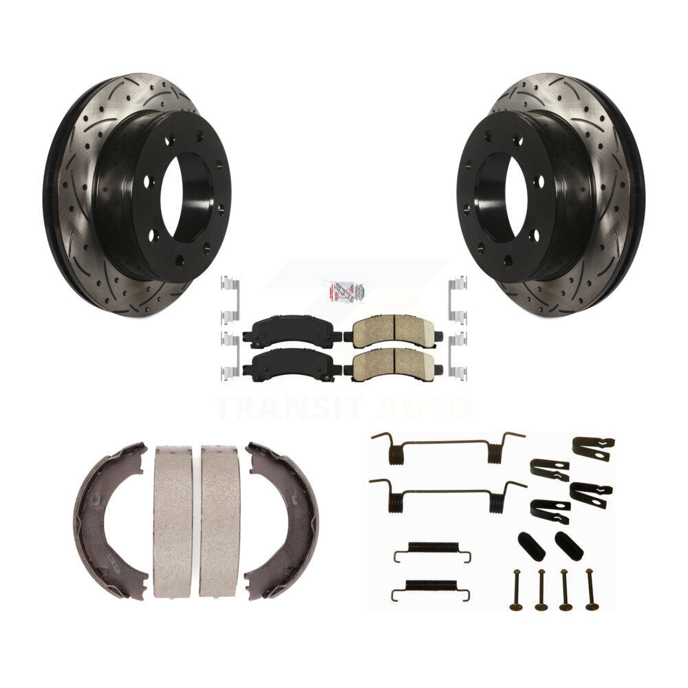Transit Auto KDA-103772 Disc Brake Kit for 2006-2008 Chevrolet Express 2500, Chevrolet Express 3500, GMC Savana 3500 - Rear product image