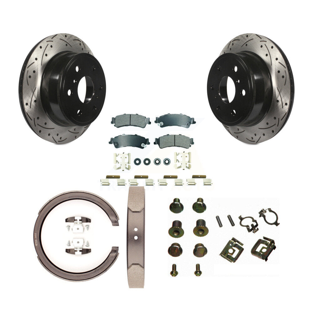 Transit Auto KDA-103775 Disc Brake Kit for 2007 GMC Sierra 1500 Classic - Rear product image