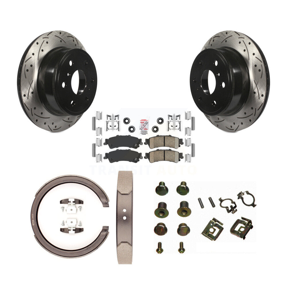 Transit Auto KDA-103776 Disc Brake Kit for 2007 GMC Sierra 1500 Classic - Rear product image