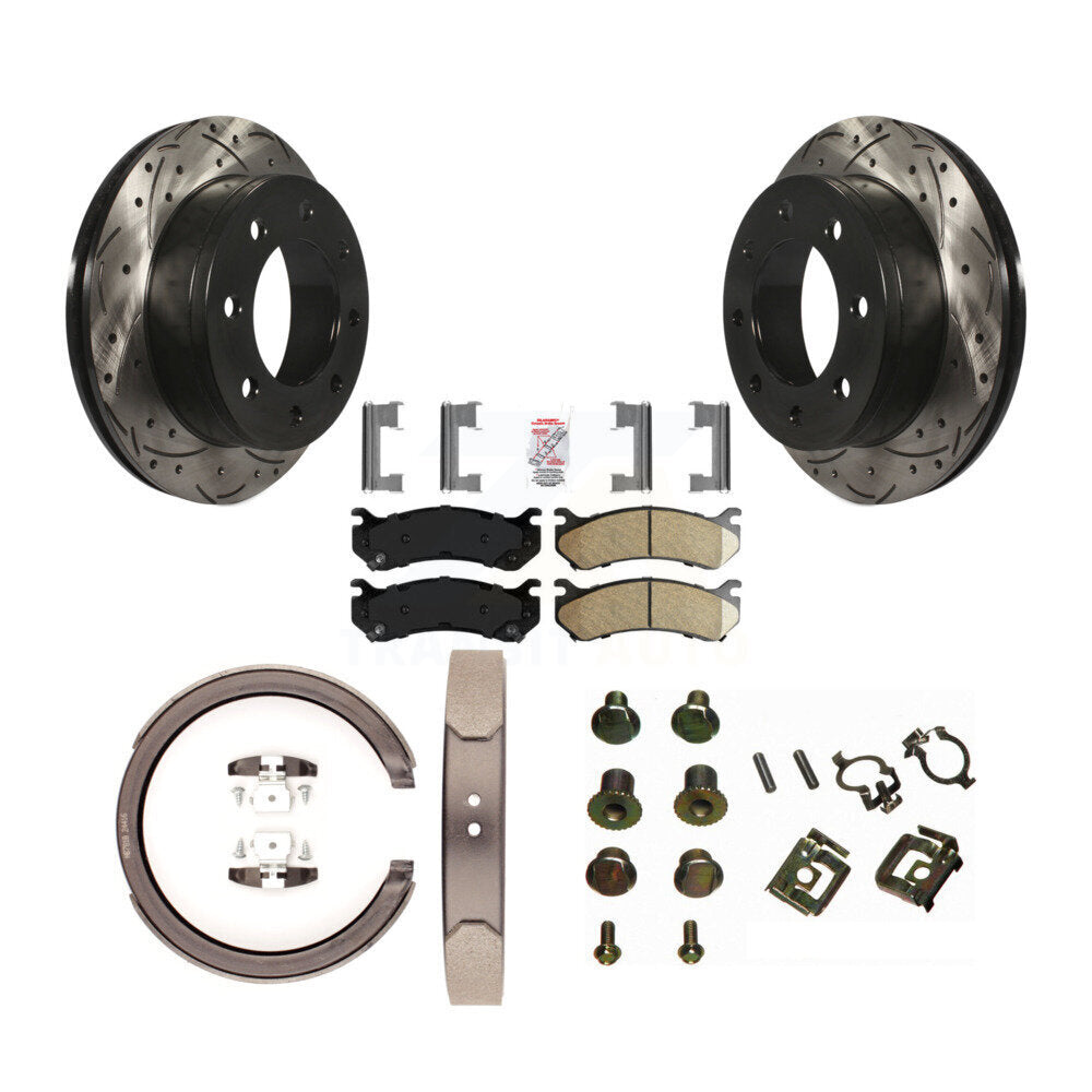 Transit Auto KDA-103779 Disc Brake Kit for 2003-2006 Chevrolet Silverado 1500 HD, GMC Sierra 1500 HD, GMC Sierra 2500 - Rear product image