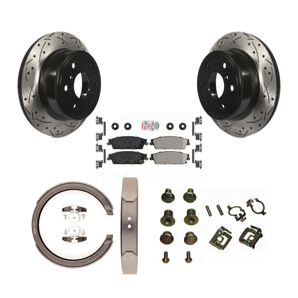 Transit Auto KDA-103783 Disc Brake Kit for 2007-2009 Chevrolet Silverado 1500, GMC Sierra 1500 - Rear product image