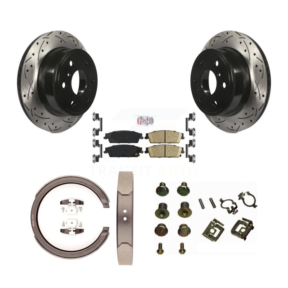 Transit Auto KDA-103784 Disc Brake Kit for 2007-2009 Chevrolet Silverado 1500, GMC Sierra 1500 - Rear product image