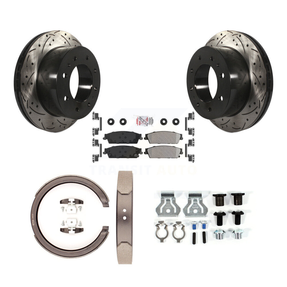 Transit Auto KDA-103787 Disc Brake Kit for 2011 Chevrolet Silverado 1500 - Rear product image