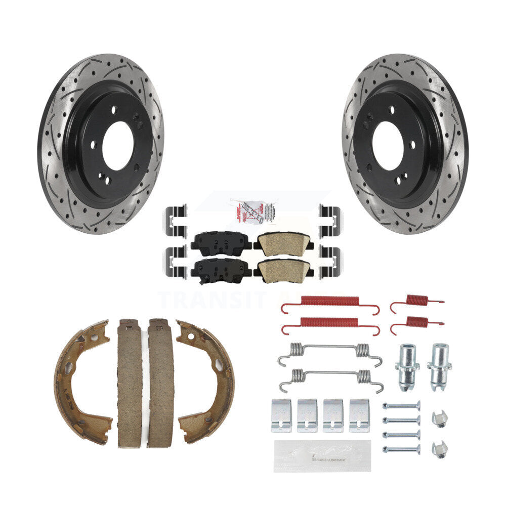 Transit Auto KDA-103791 Disc Brake Kit for 2013 Kia Optima - Rear product image