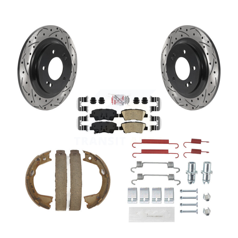 Transit Auto KDA-103792 Disc Brake Kit for 2013 Kia Optima - Rear product image