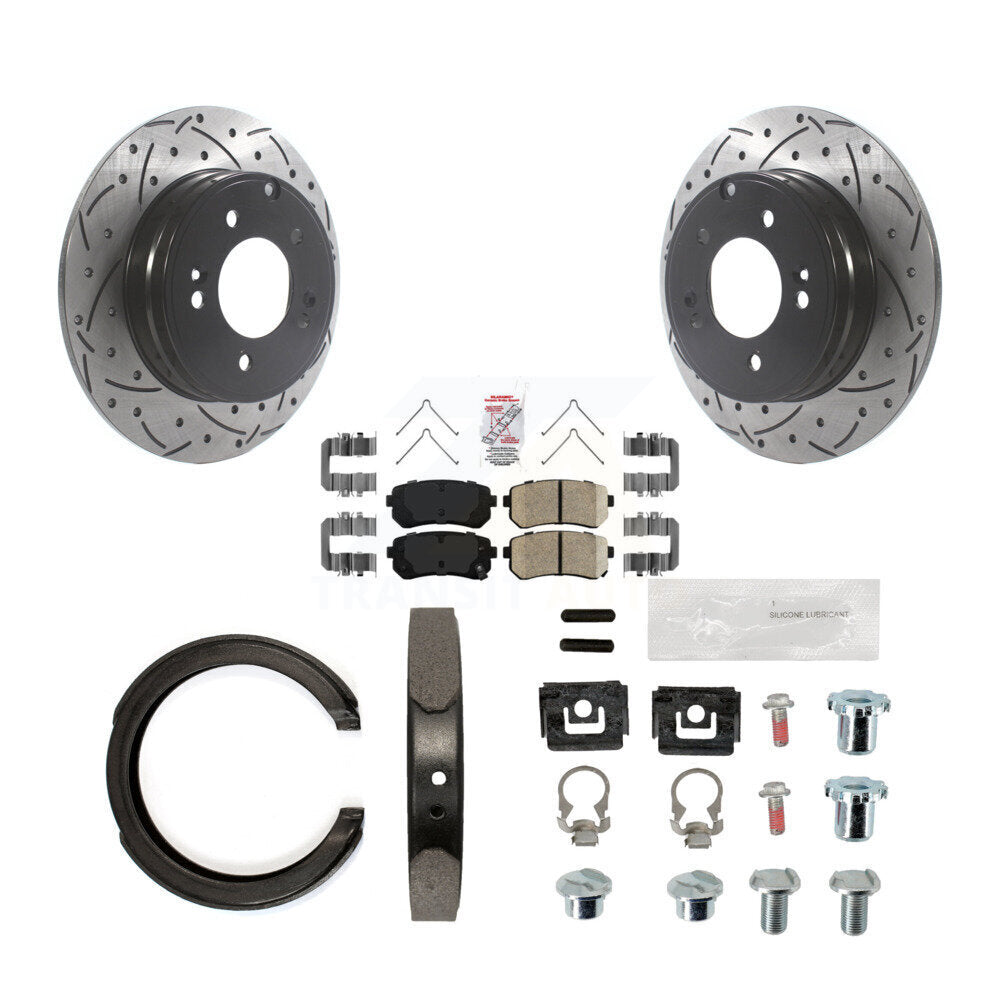 Transit Auto KDA-103797 Disc Brake Kit for 2016-2020 Kia Optima - Rear product image