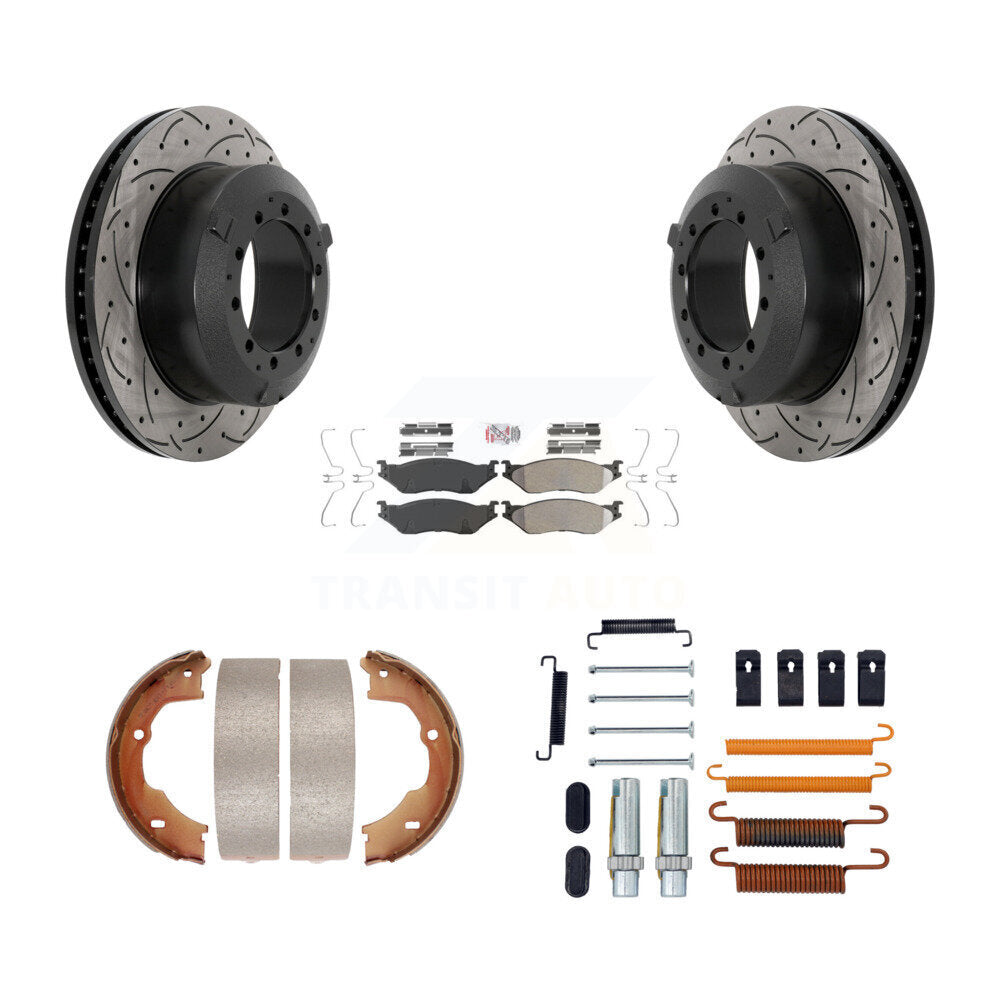 Transit Auto KDA-103801 Disc Brake Kit for 2006-2016 Ford F-550 Super Duty, Ford F-450 Super Duty, Ford LCF - Rear product image