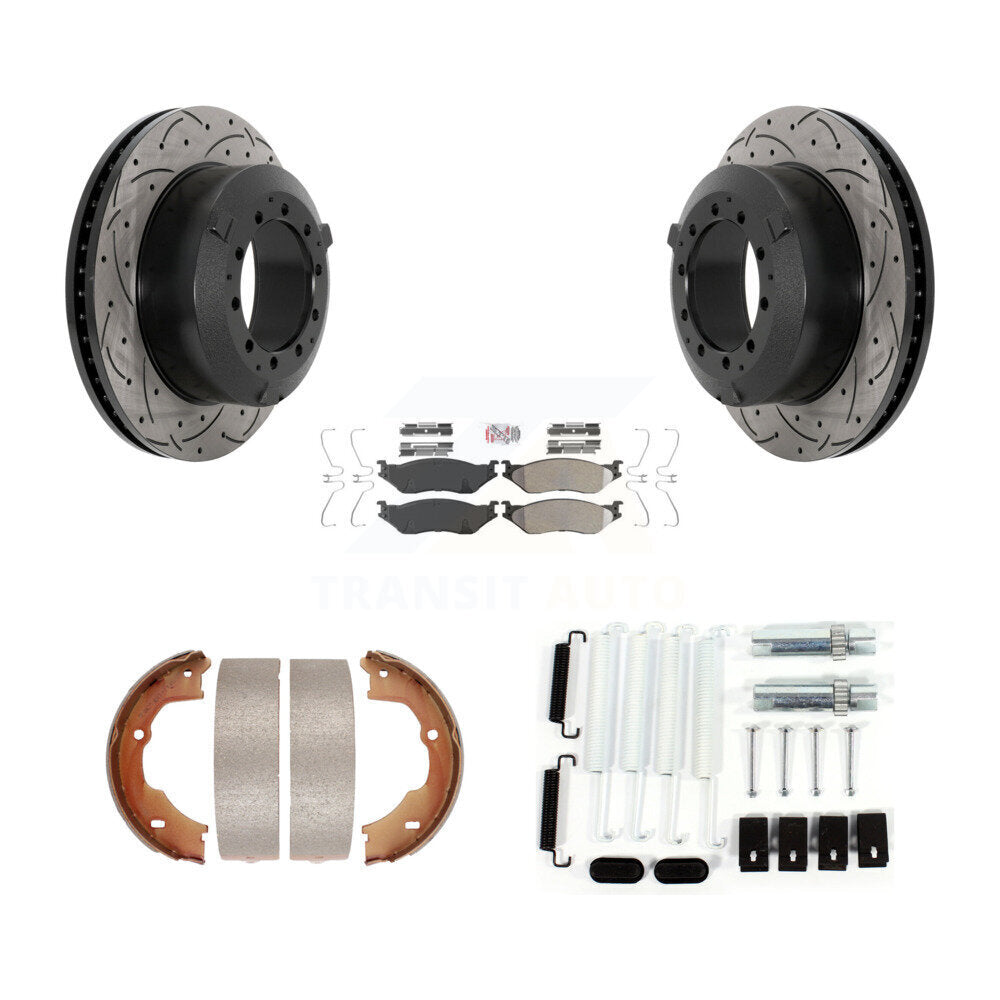 Transit Auto KDA-103803 Disc Brake Kit for 2013-2015 Ford F-450 Super Duty - Rear product image