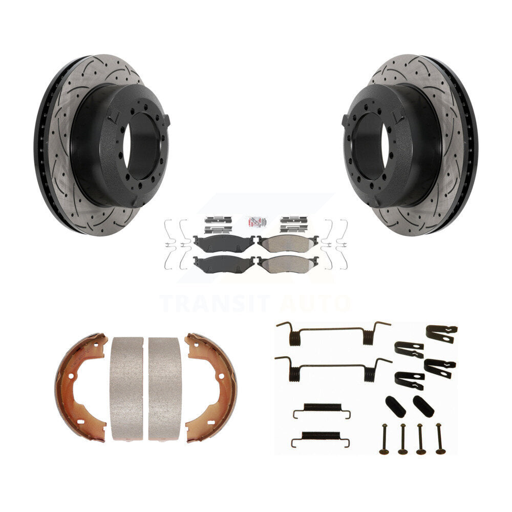 Transit Auto KDA-103805 Disc Brake Kit for 2005-2016 Ford F-450 Super Duty - Rear product image