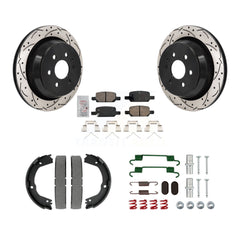 Transit Auto KDA-103812 Disc Brake Kit for 2021-2022 Chevrolet Colorado, GMC Canyon - Rear product image
