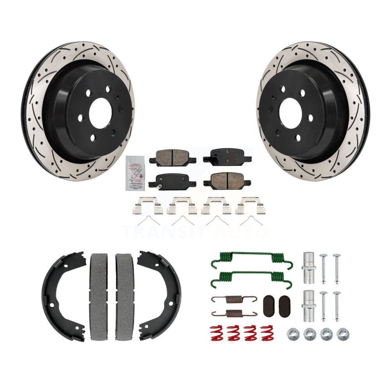 Transit Auto KDA-103812 Disc Brake Kit for 2021-2022 Chevrolet Colorado, GMC Canyon - Rear product image