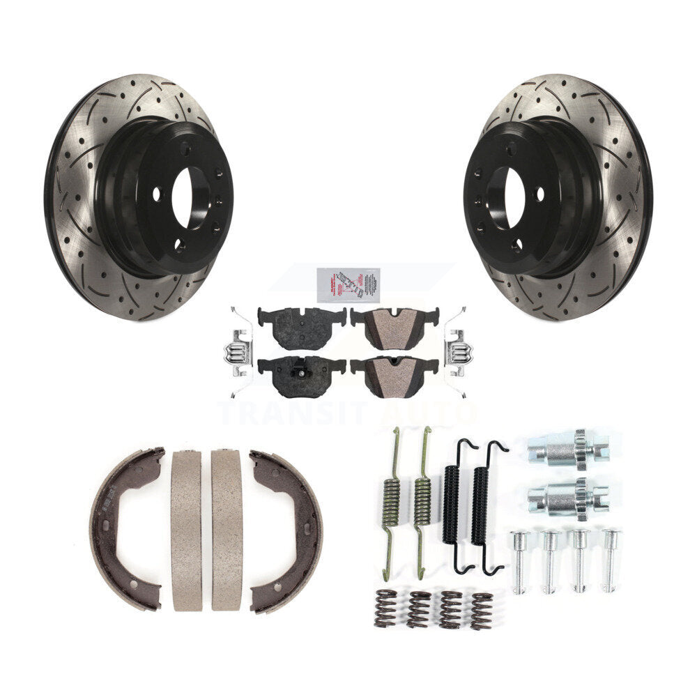 Transit Auto KDA-103815 Disc Brake Kit for 2007-2019 BMW X5, BMW X6 - Rear product image