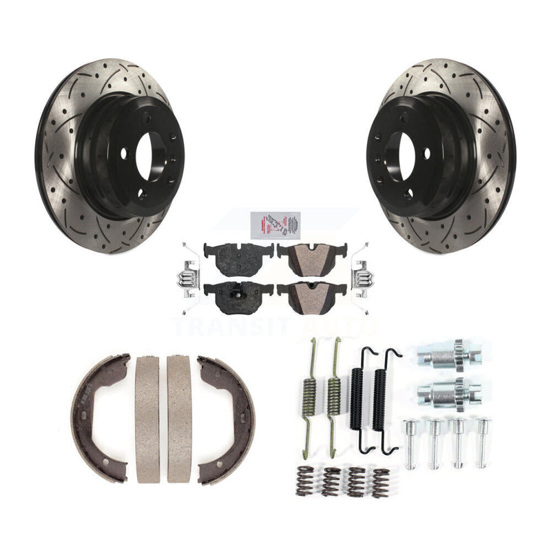 Transit Auto KDA-103815 Disc Brake Kit for 2007-2019 BMW X5, BMW X6 - Rear product image