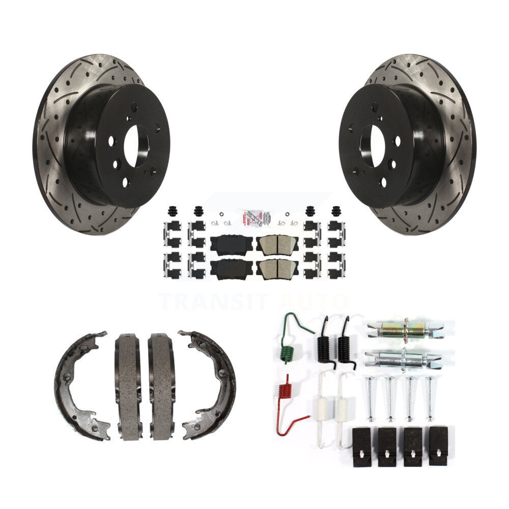 Transit Auto KDA-103819 Disc Brake Kit for 2012-2018 Lexus ES350, Lexus ES300h, Toyota Avalon & more - Rear product image