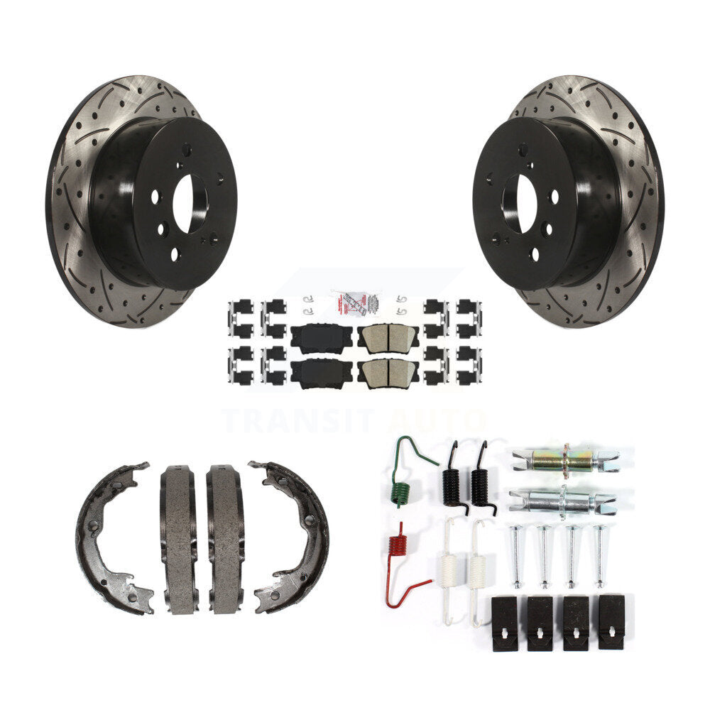 Transit Auto KDA-103820 Disc Brake Kit for 2012-2018 Lexus ES350, Lexus ES300h, Toyota Avalon & more - Rear product image
