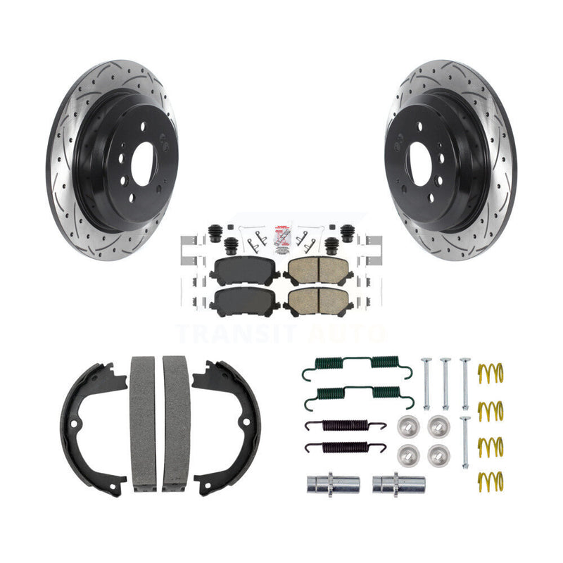 Transit Auto KDA-103823 Disc Brake Kit for 2016-2024 Honda Passport, Honda Ridgeline, Honda Pilot - Rear product image